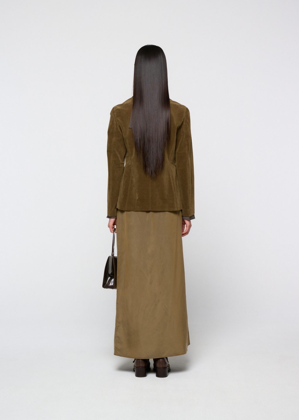 Amomento - Velvet jacket (Khaki) product image 4 | TRAB K-Fashion Australia