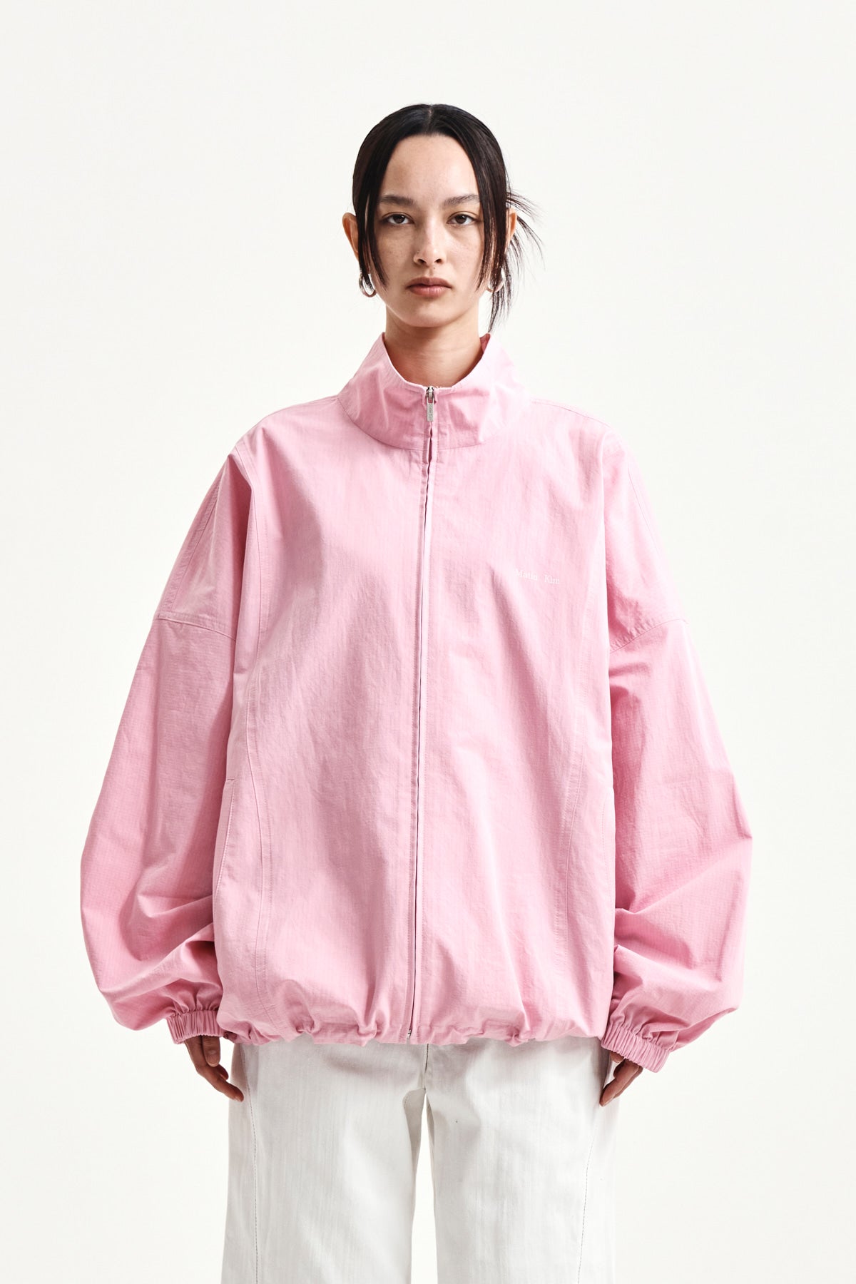 Matin Kim - Back Logo High Neck Jumper (Pink) product image 16 | TRAB K-Fashion Australia