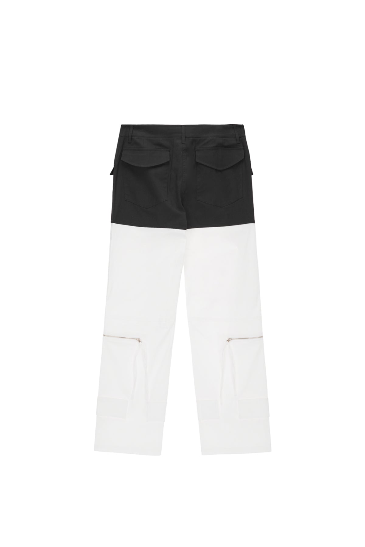 Matin Kim - Color Block Velcro Cargo Pants (Black) product image 2 | TRAB K-Fashion Australia