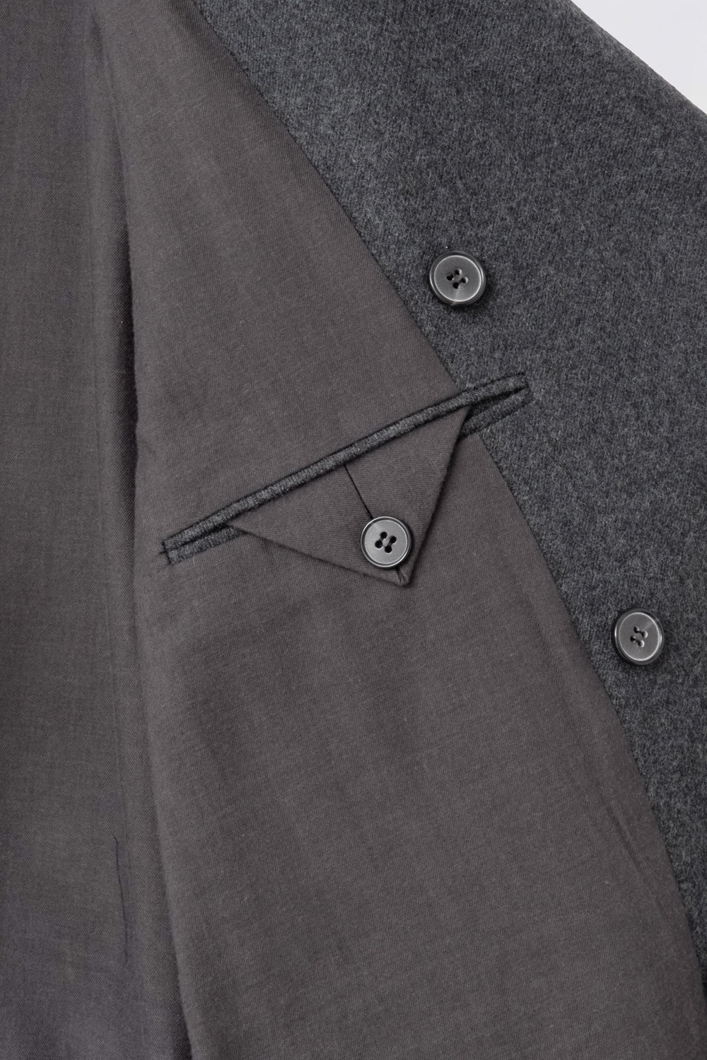 Hatchingroom - Darted Double Breasted Coat (Charcoal) product image 9 | TRAB K-Fashion Australia