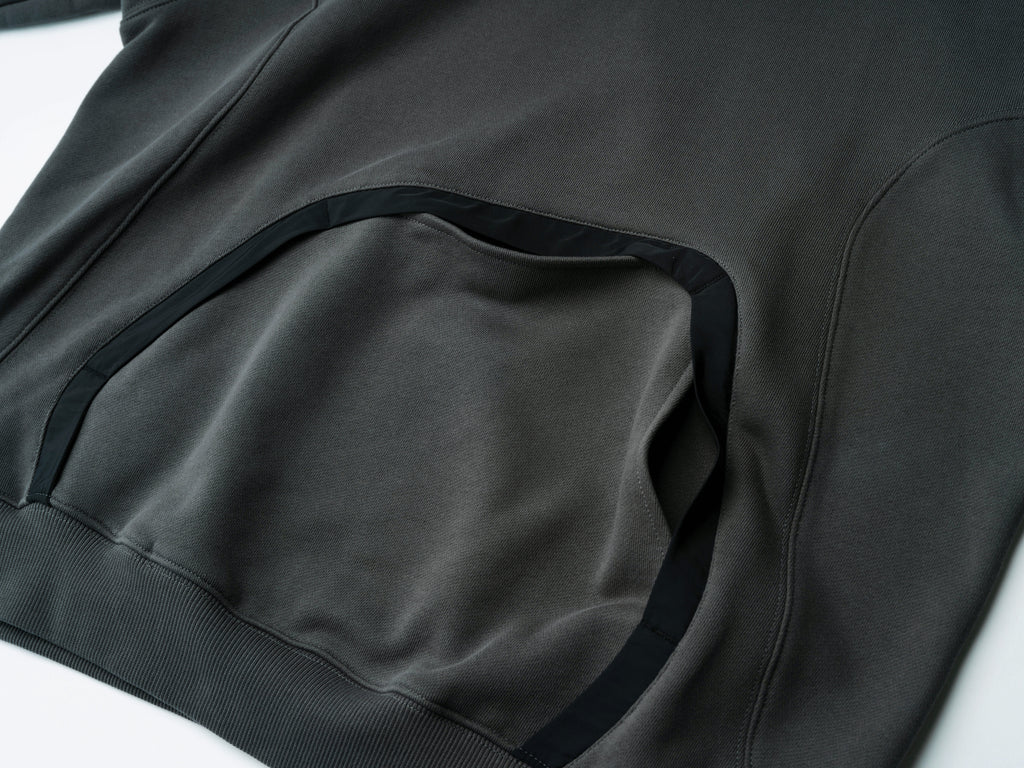 San San Gear - Nylon Pocket Hoodie (Charcoal) product image 7 | TRAB K-Fashion Australia