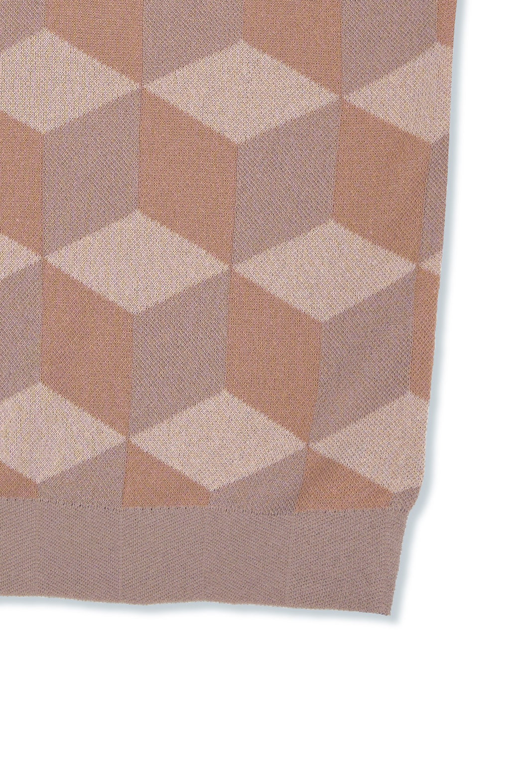 Ioedle - Infinite Grid Short Sleeve Knit (Pink) product image 6 | TRAB K-Fashion Australia