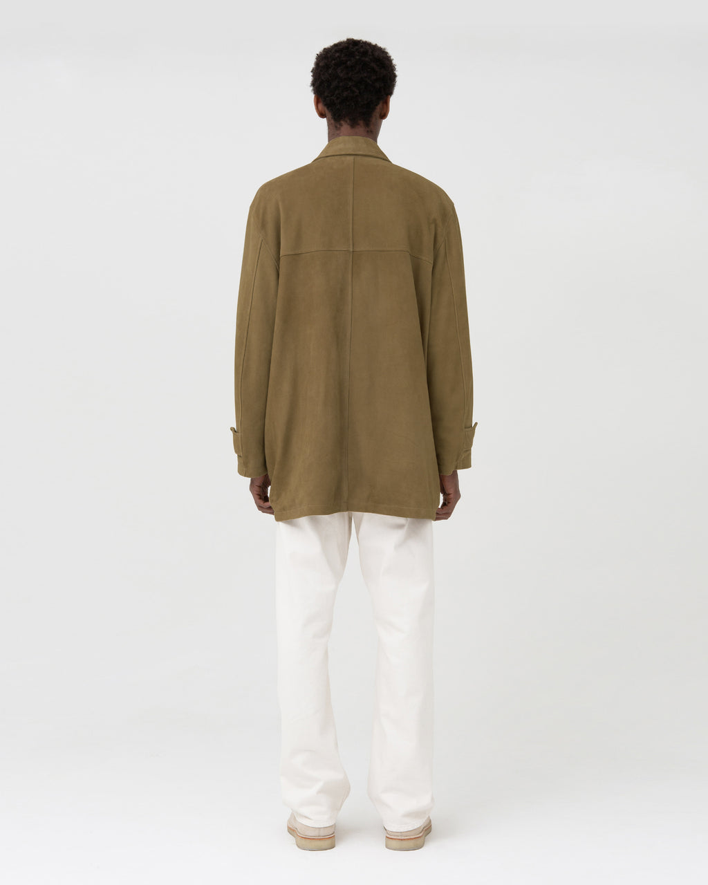 Brownyard - Suede Half Coat (Sand) product image 2 | TRAB K-Fashion Australia