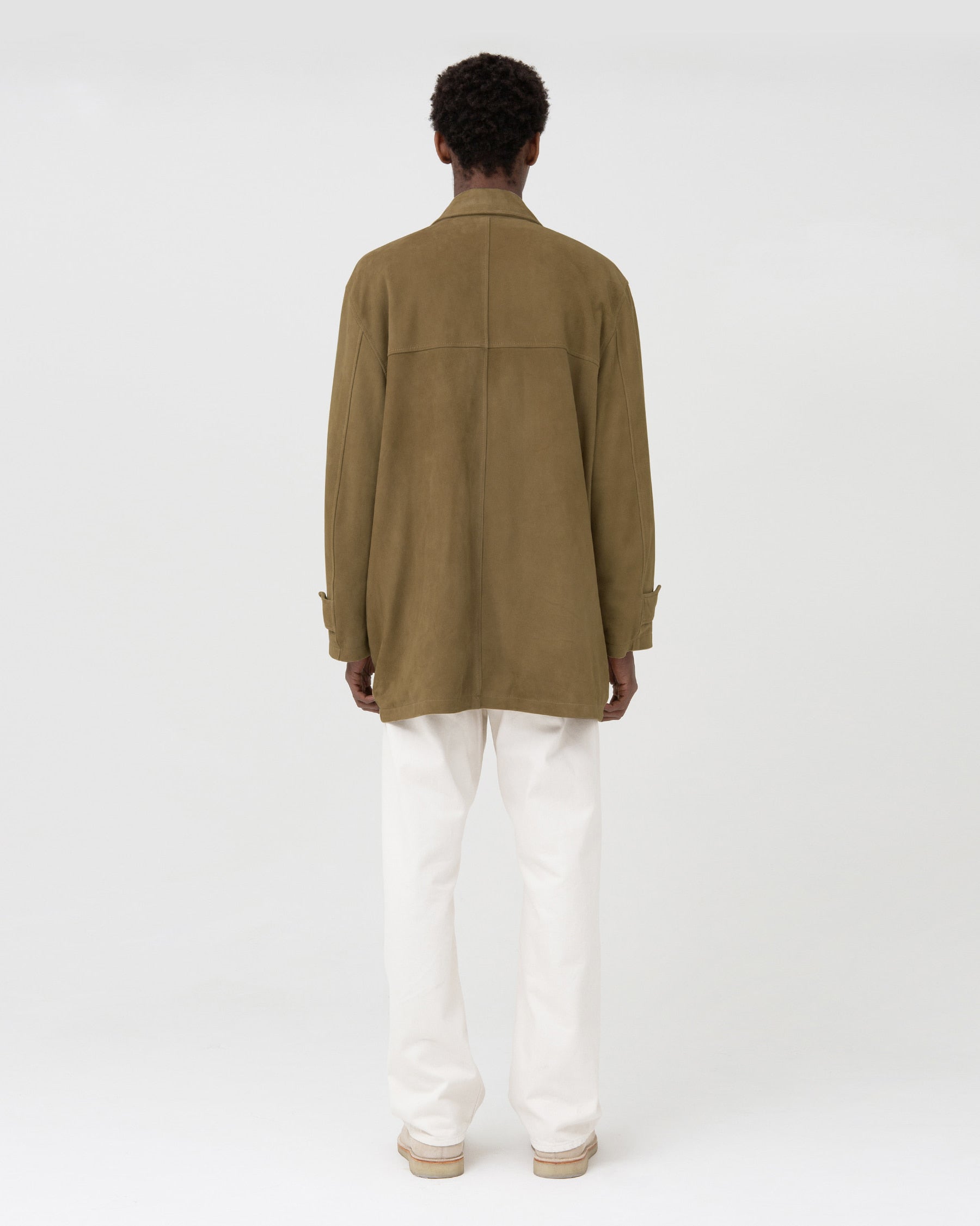 Brownyard - Suede Half Coat (Sand) product image 2 | TRAB K-Fashion Australia