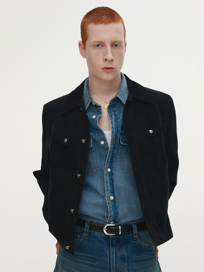 Tonywack - Washed Corduroy Western Trucker (Black) product image 4 | TRAB K-Fashion Australia