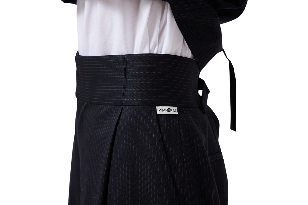 Kimhe Kim - Belted Wide Pants (Navy) product image 14 | TRAB K-Fashion Australia