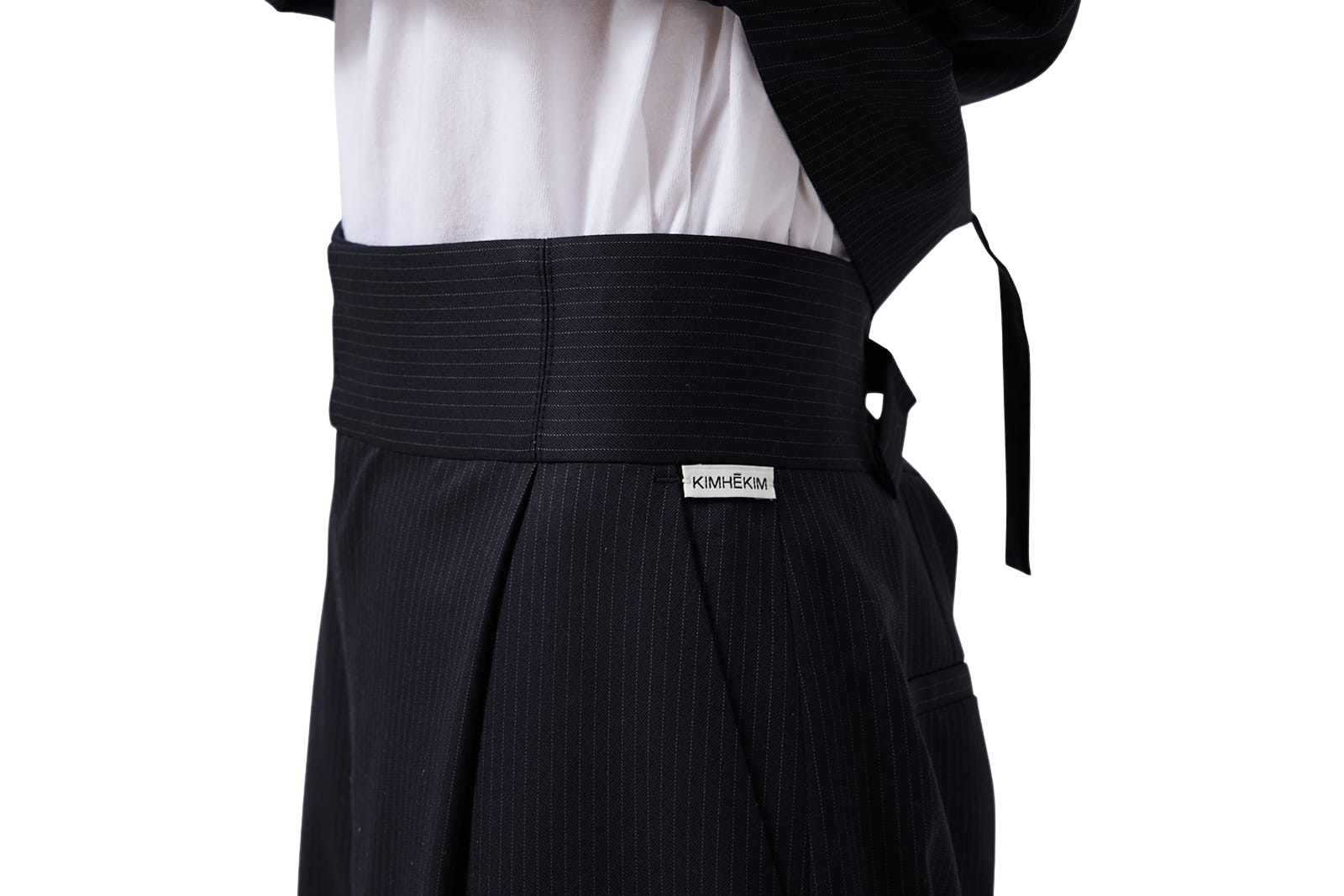 Kimhe Kim - Belted Wide Pants (Navy) product image 14 | TRAB K-Fashion Australia