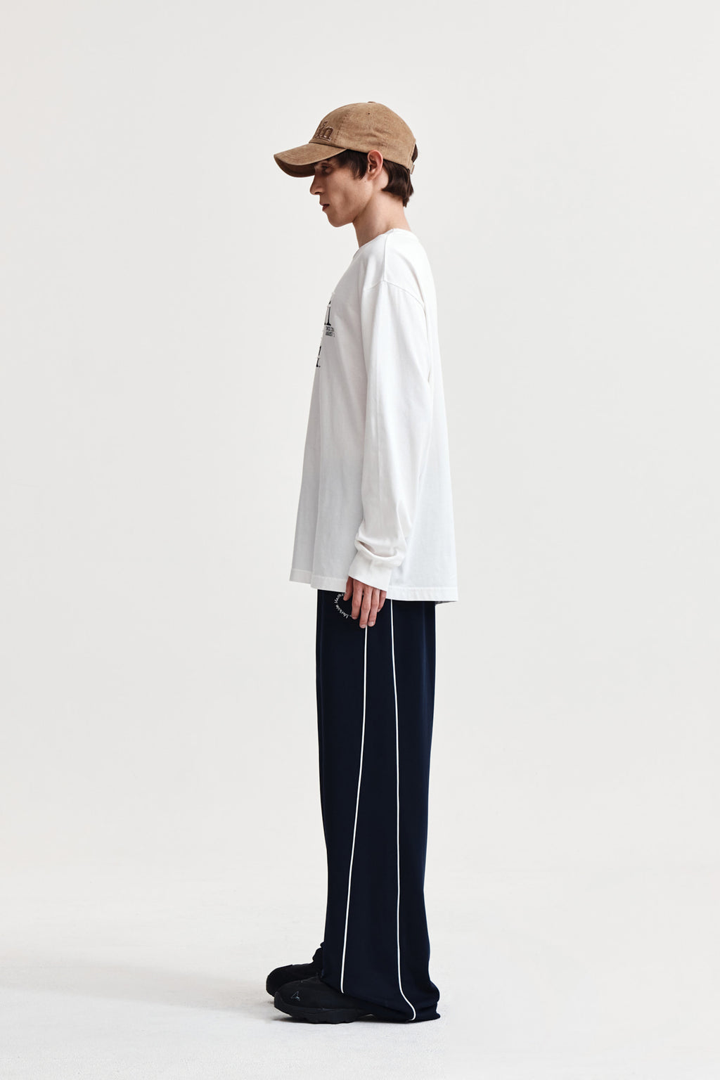 Matin Kim - Patch Graphic Long Sleeve Top (White) product image 11 | TRAB K-Fashion Australia