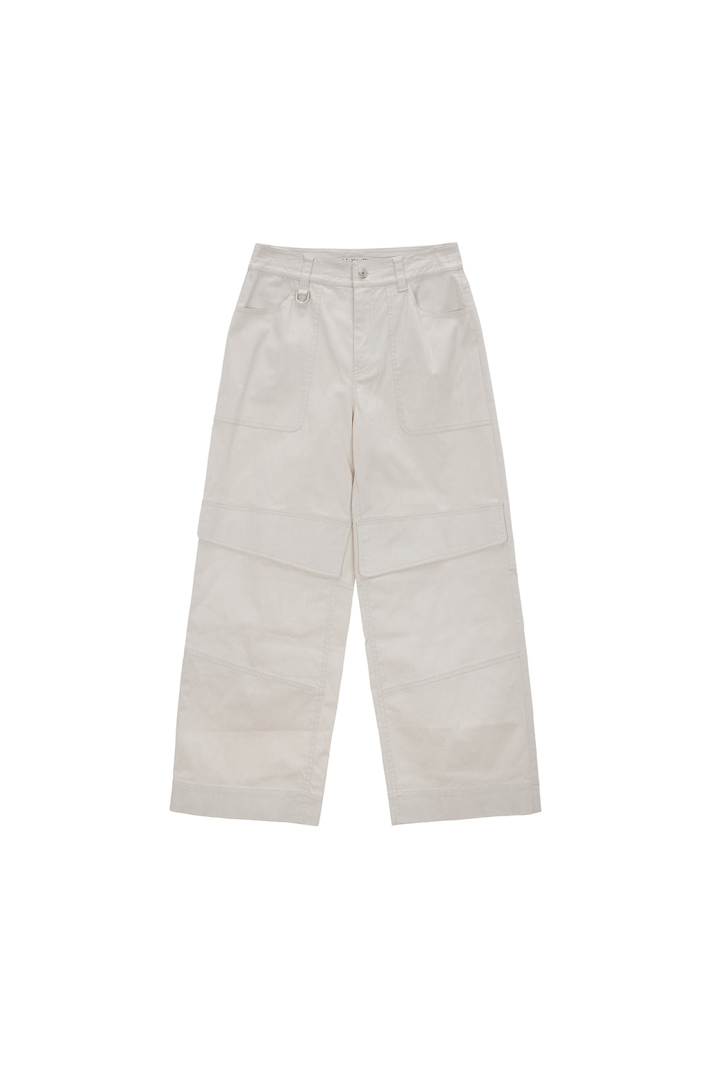 Matin Kim - Knee Big Pocket Cotton Pants (Khaki Brown) product image 11 | TRAB K-Fashion Australia