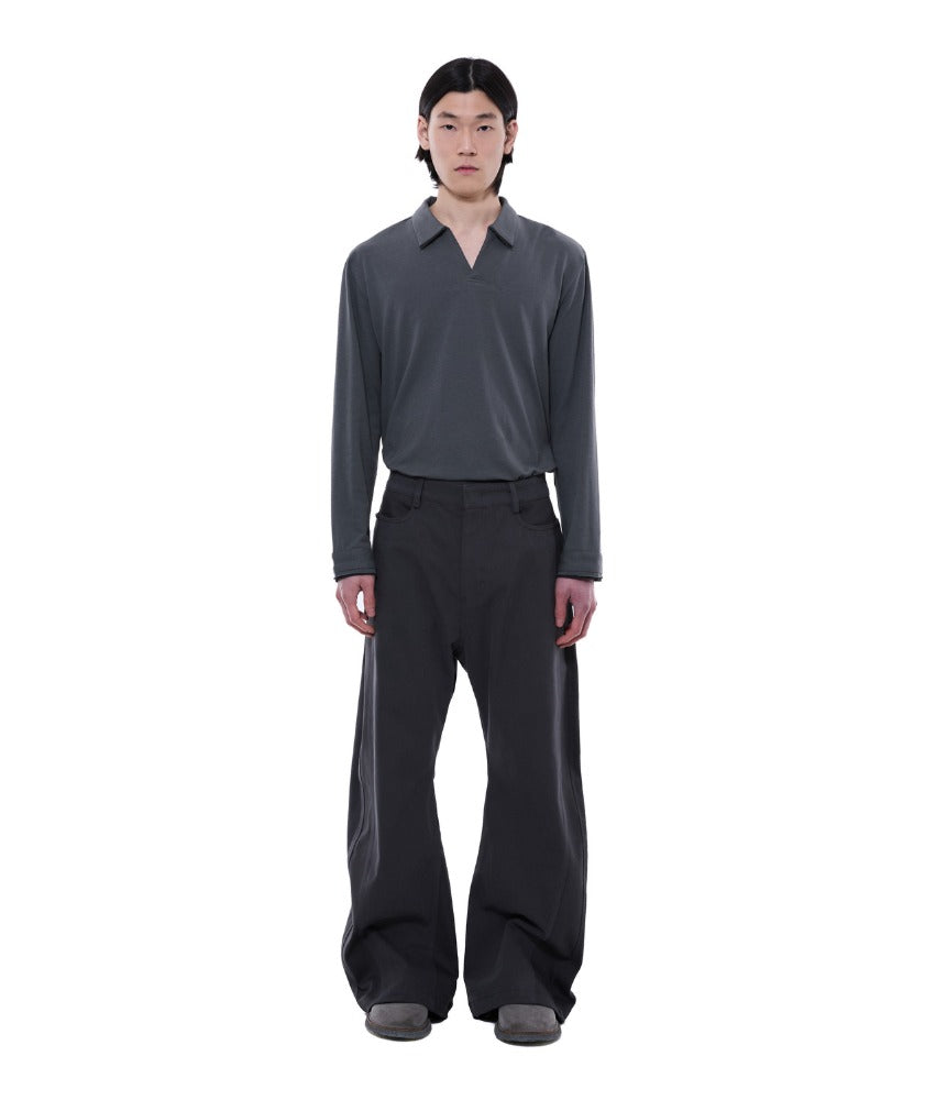 XLIM - Ep.9 01 Polo Shirt (Charcoal) product image 1 | TRAB K-Fashion Australia