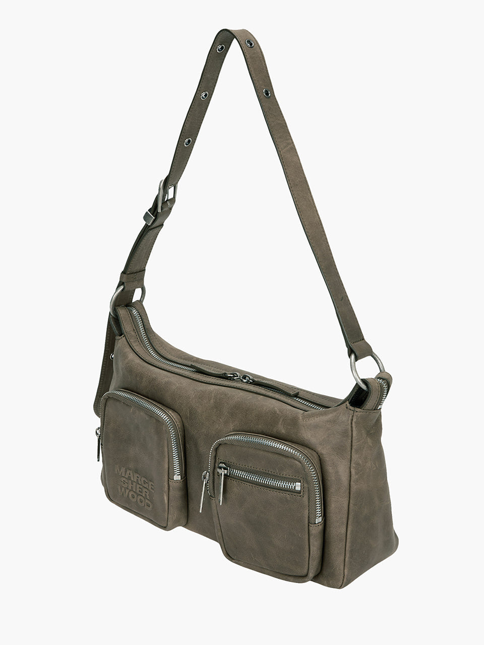 Marge Sherwood - Outpocket Hobo (Etoffe Pull-Up) product image 6 | TRAB K-Fashion Australia