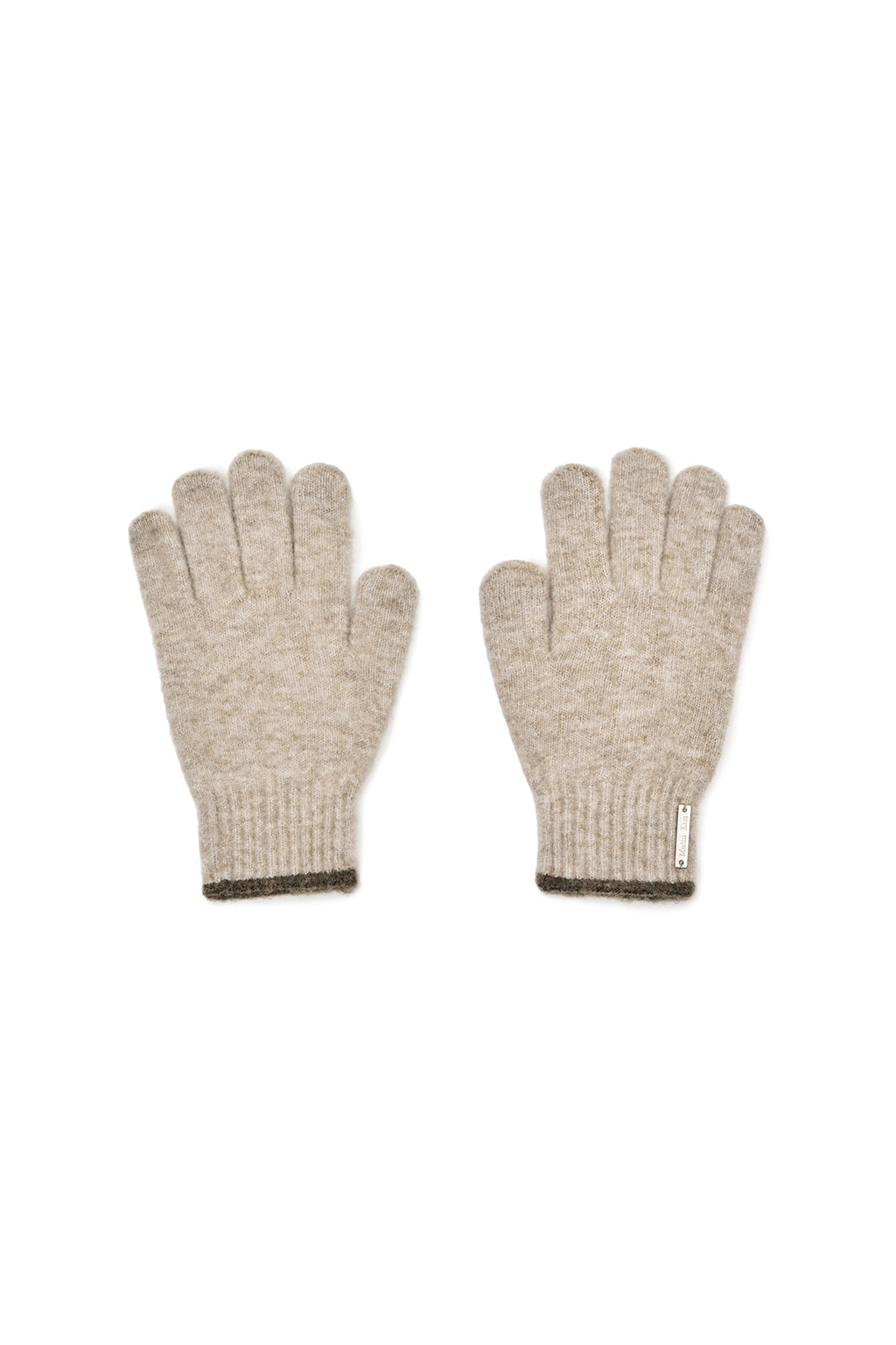 Matin Kim - Boucle Knit Gloves (Beige) product image 1 | TRAB K-Fashion Australia