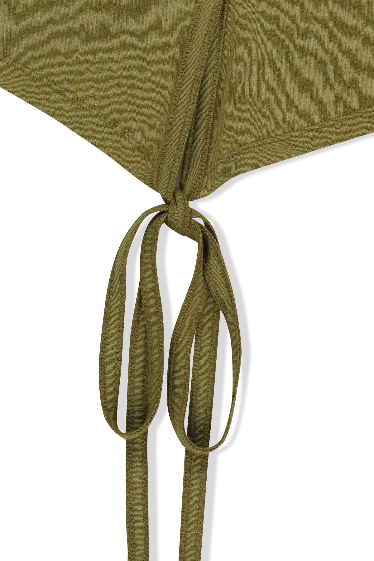 Matin Kim - Asymmetric Button Closure Top (Olive) product image 5 | TRAB K-Fashion Australia