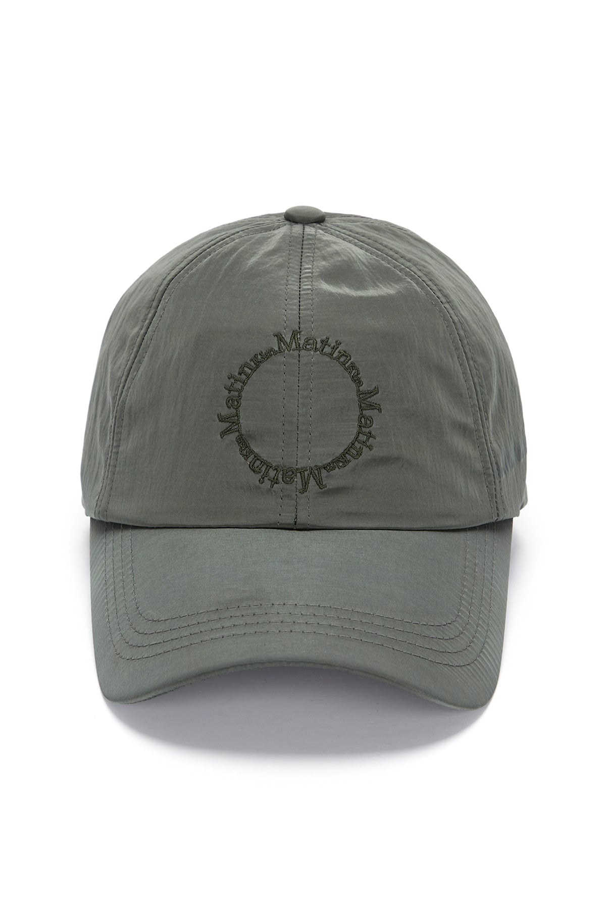 Matin Kim - Crisp Logo Ball Cap (Silver) product image 11 | TRAB K-Fashion Australia