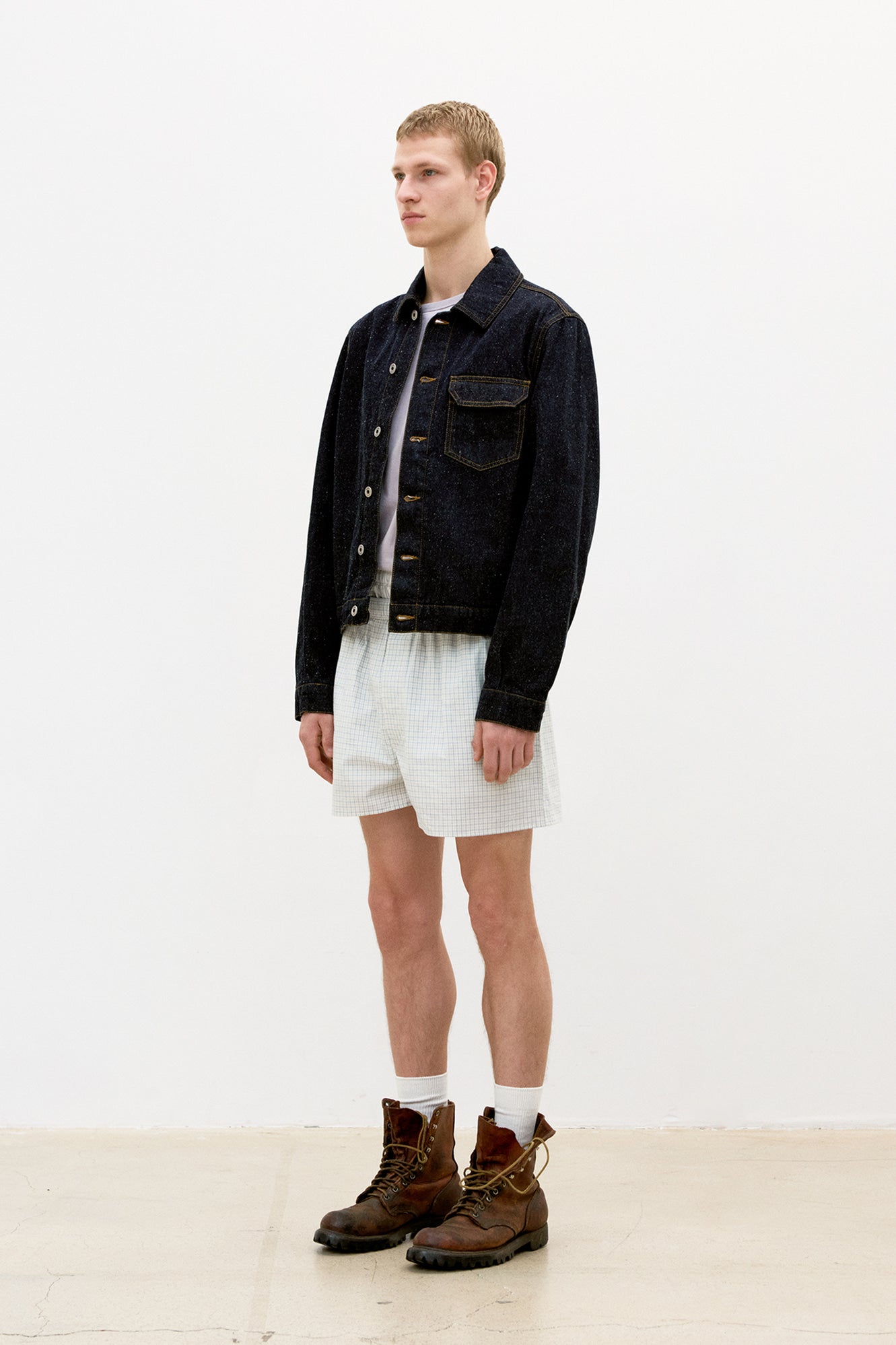 Coor - Neff Cotton One Pocket Trucket Jacket (Indigo) product image 3 | TRAB K-Fashion Australia
