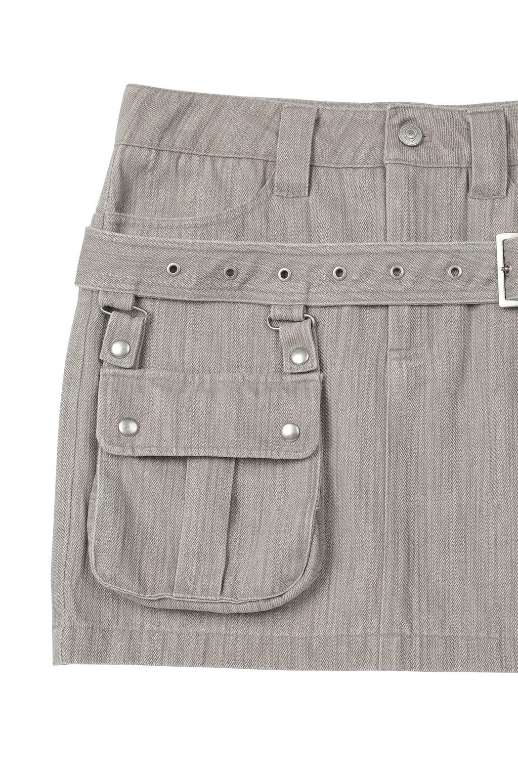 Deinet - Belted Tunnel Skirt (Beige) product image 14 | TRAB K-Fashion Australia