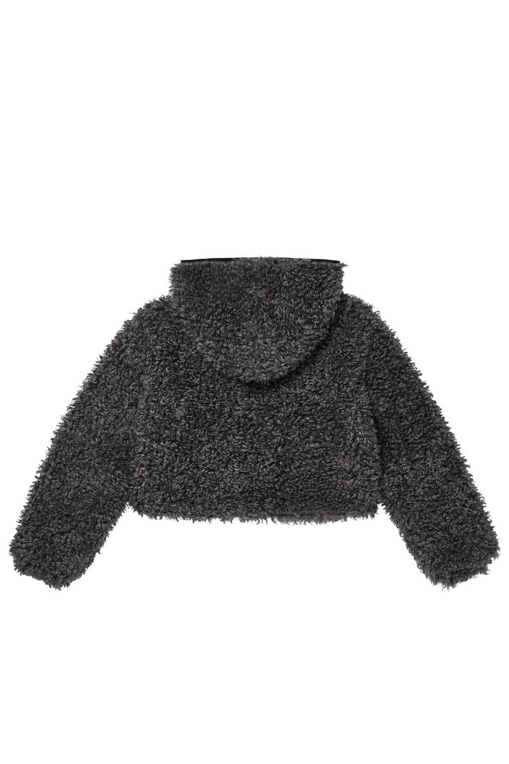 Deinet - Faux Fur Hood Jacket (Charcoal) product image 15 | TRAB K-Fashion Australia