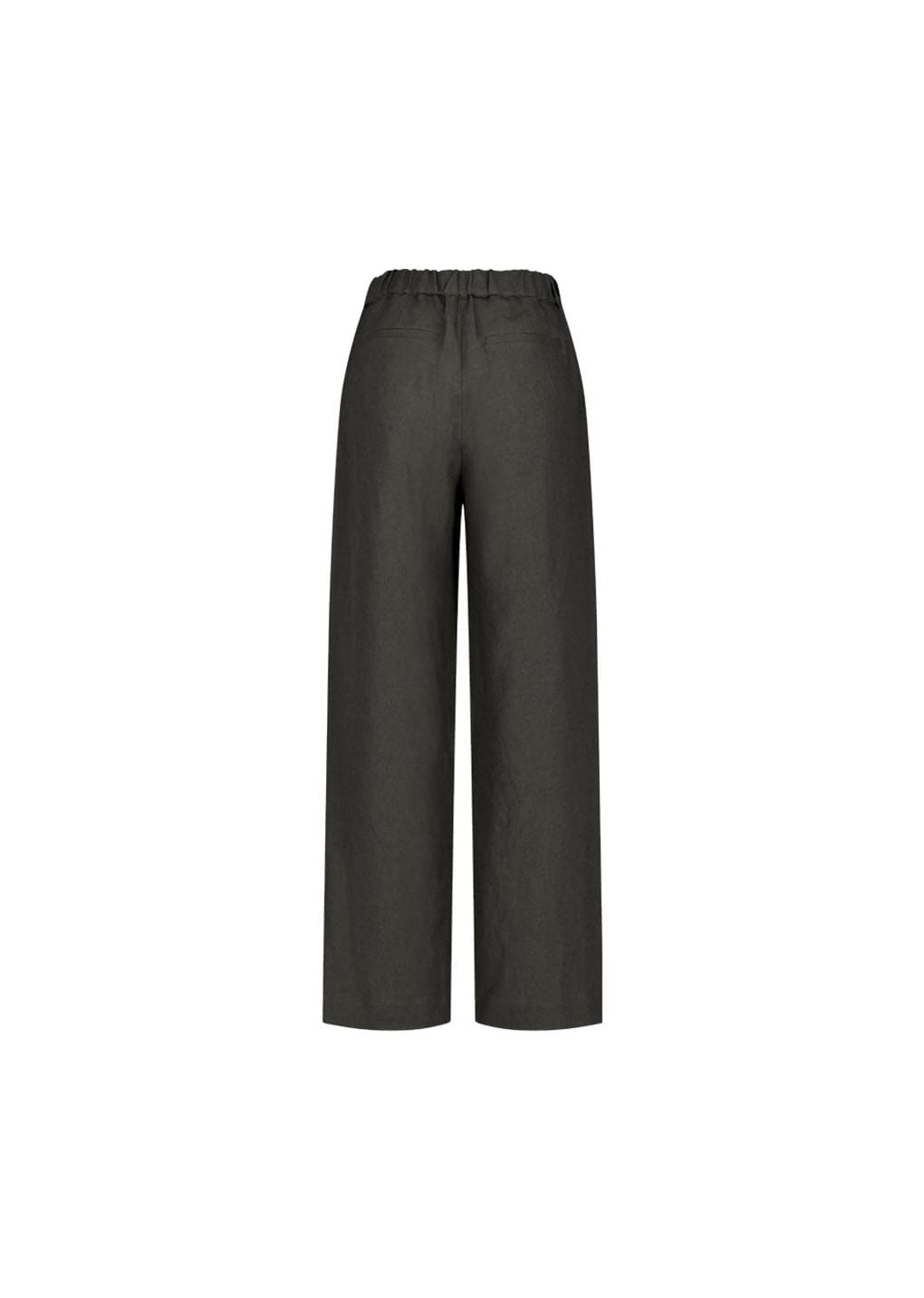 Amomento - [Pre-Order] Linen Tuck Pants (Khaki Grey) product image 6 | TRAB K-Fashion Australia