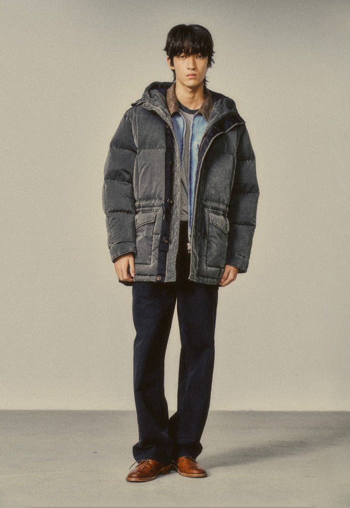 Art if acts - KARAKORAM Goose Down Parka (Faded Black) product image 1 | TRAB K-Fashion Australia