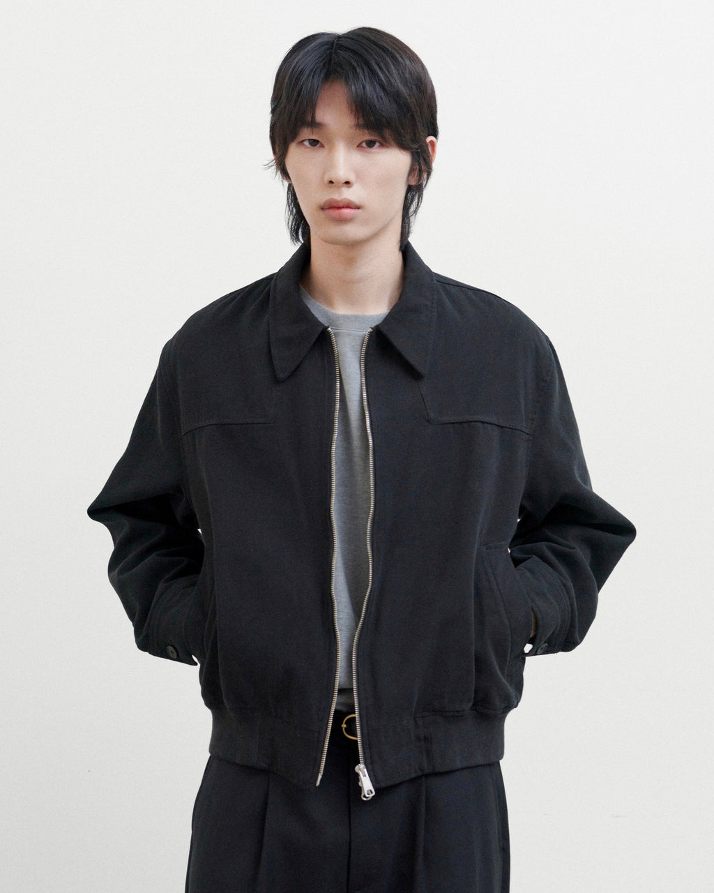 Brownyard - Washed Blouson (Black) product image 1 | TRAB K-Fashion Australia