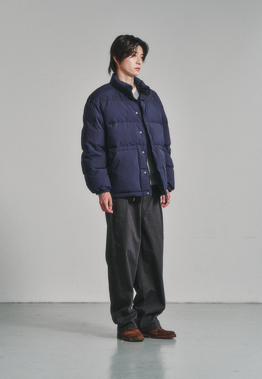 Art if acts - Logan Washed Down Jacket (Navy) product image 3 | TRAB K-Fashion Australia