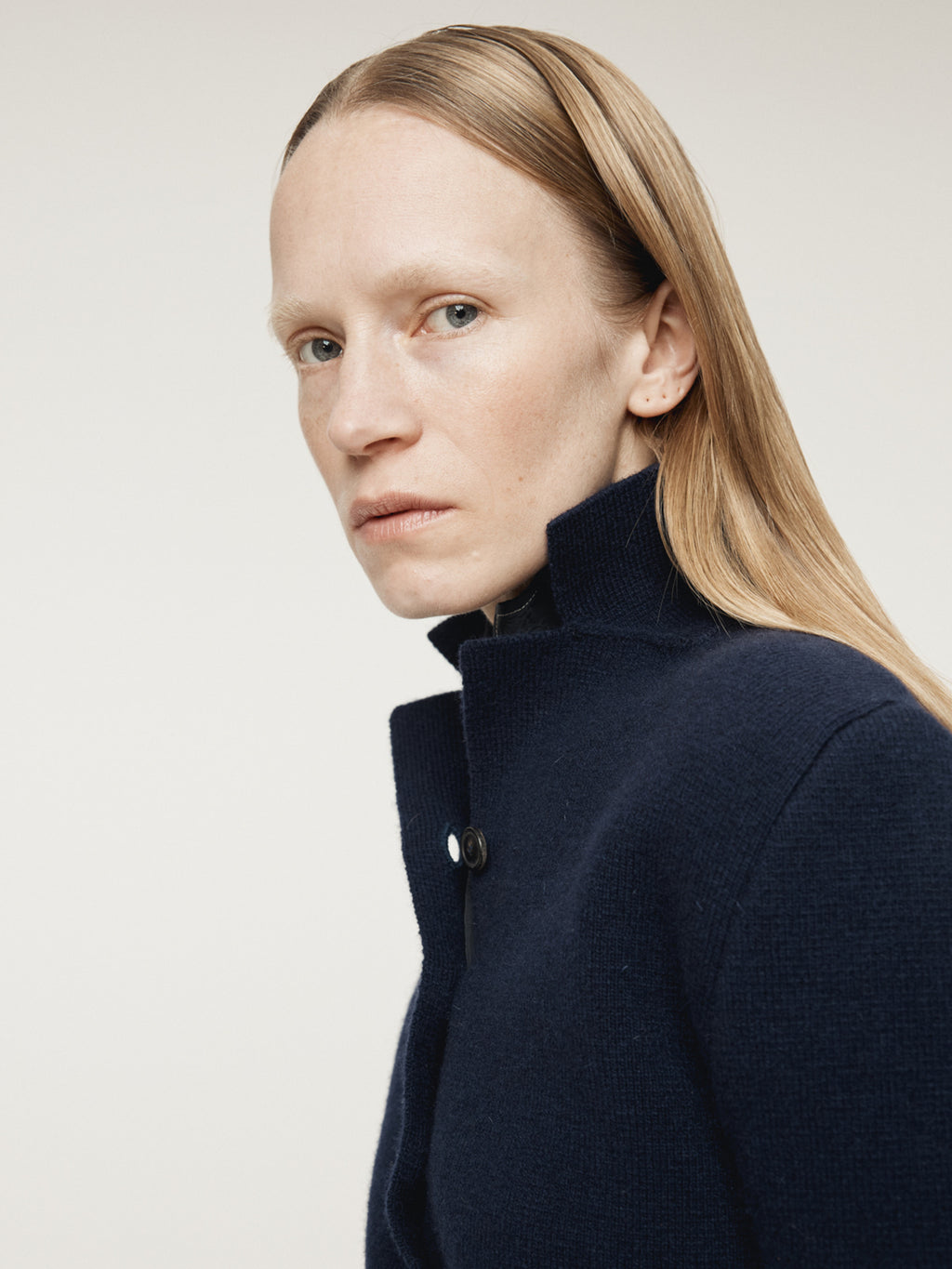 Recto - Button Up Knit Cardigan (Dark Navy) product image 9 | TRAB K-Fashion Australia