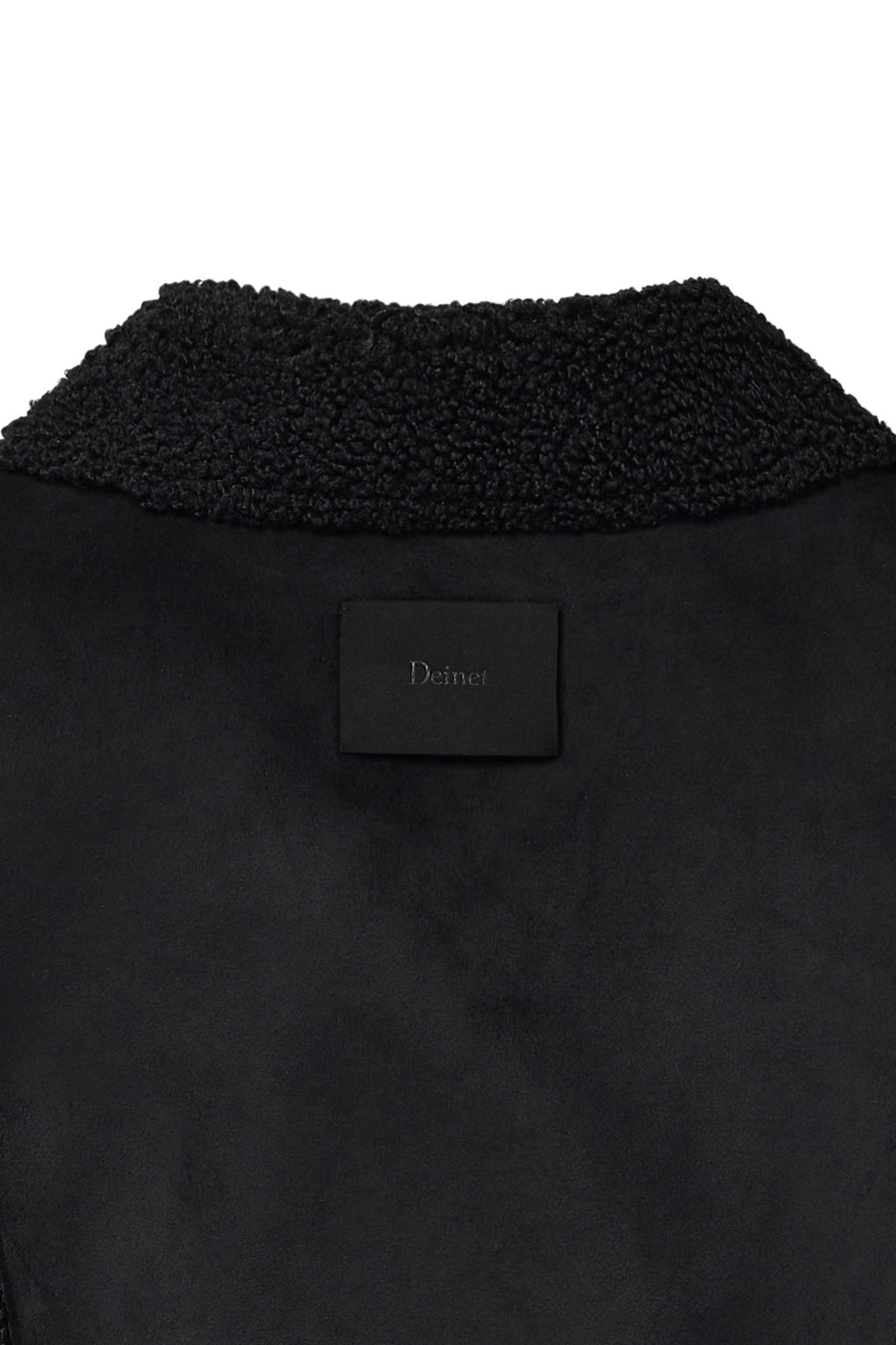 Deinet - Button Up Belted Shearling Jacket (Black) product image 19 | TRAB K-Fashion Australia