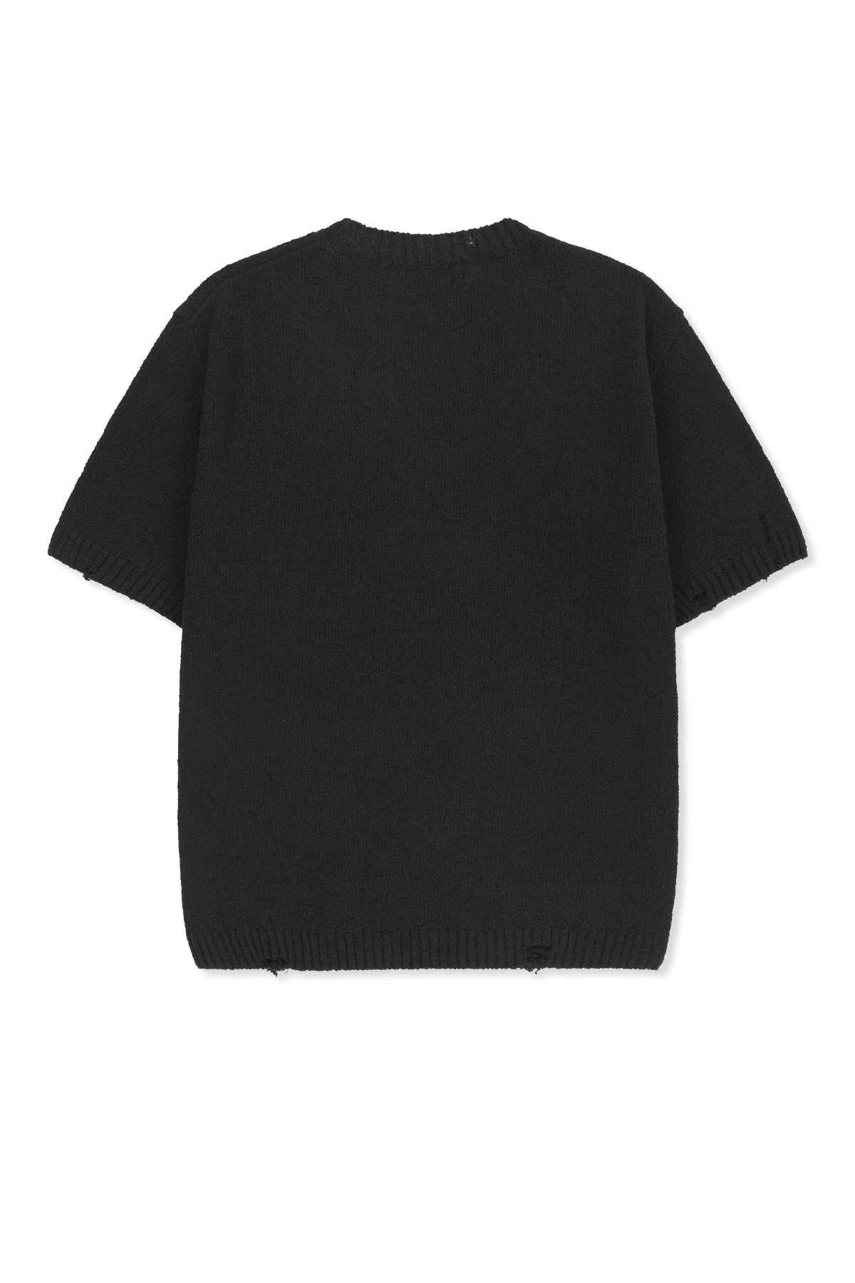 Matin Kim - Half Sleeve Logo Pullover (Black) product image 2 | TRAB K-Fashion Australia
