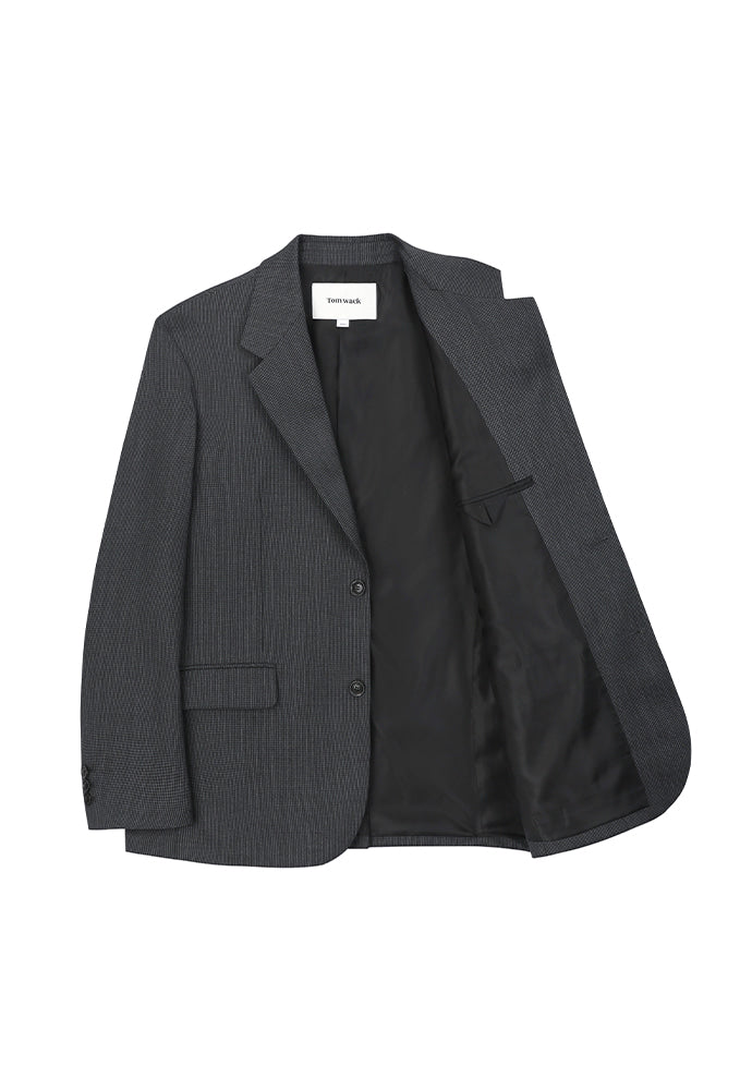 Tonywack - Signature 2-Button Blazer (Black/Grey Check) product image 6 | TRAB K-Fashion Australia