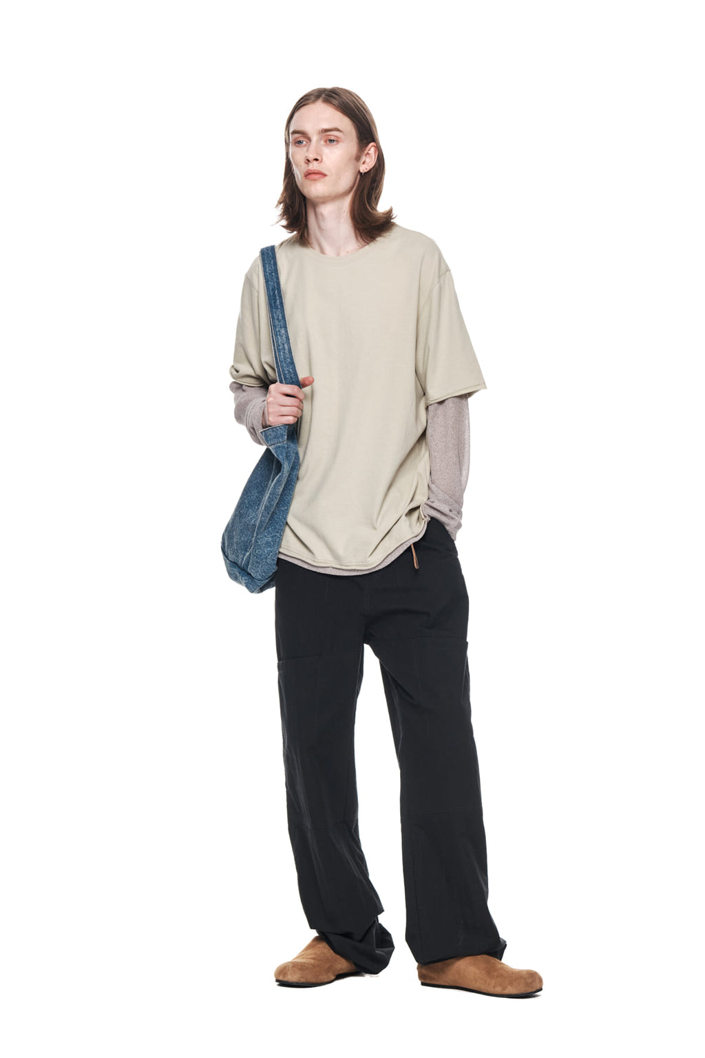 Matin Kim - Button Roll Up Double Knee Pants (Black) product image 9 | TRAB K-Fashion Australia