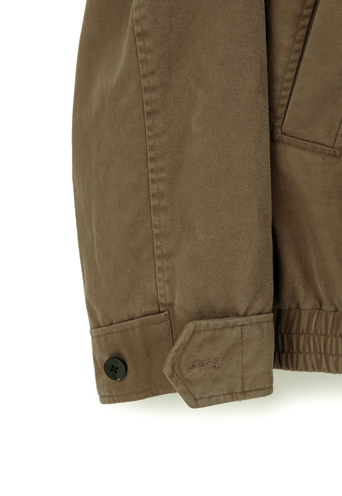 Art if acts - Washed Leather Collar Jacket (Tobacco) product image 13 | TRAB K-Fashion Australia