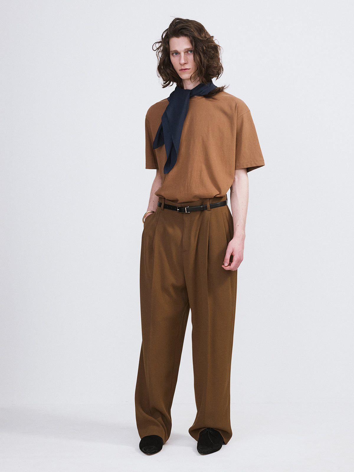 Recto - Back Seam Detail T-Shirt (Tobacco) product image 3 | TRAB K-Fashion Australia