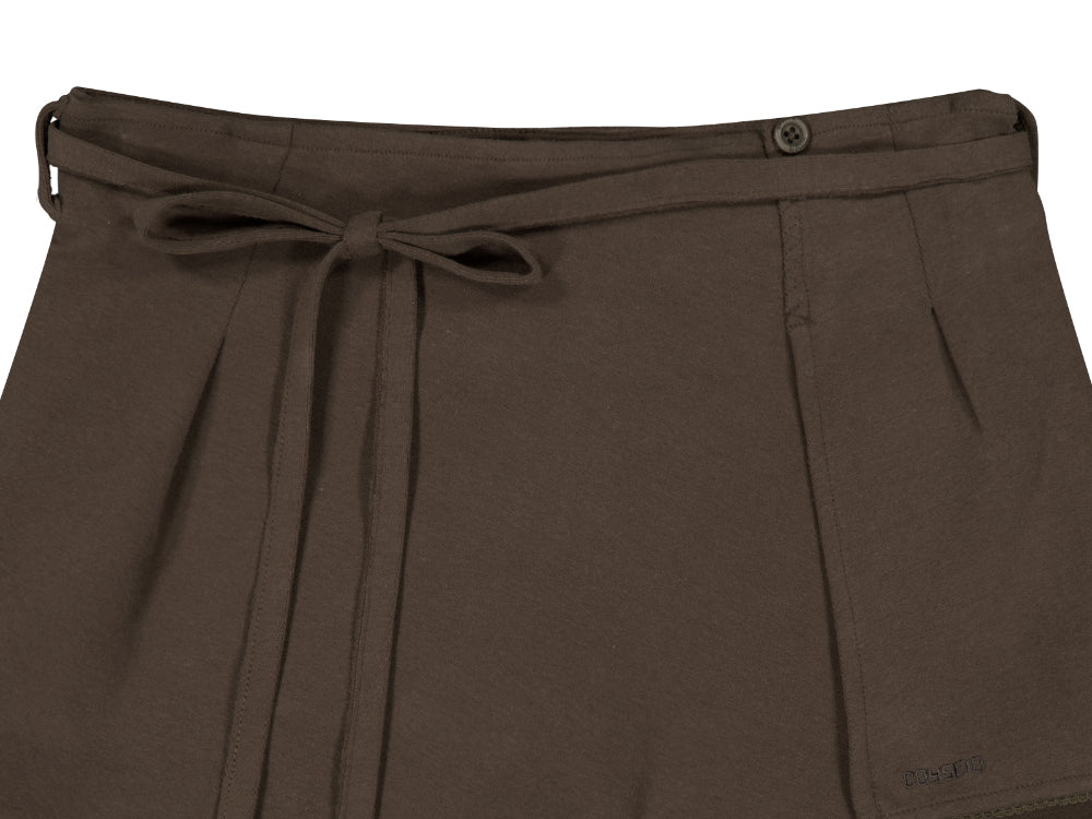 Coyseio - Soft Cropped Skirt Pants (Brown) product image 12 | TRAB K-Fashion Australia