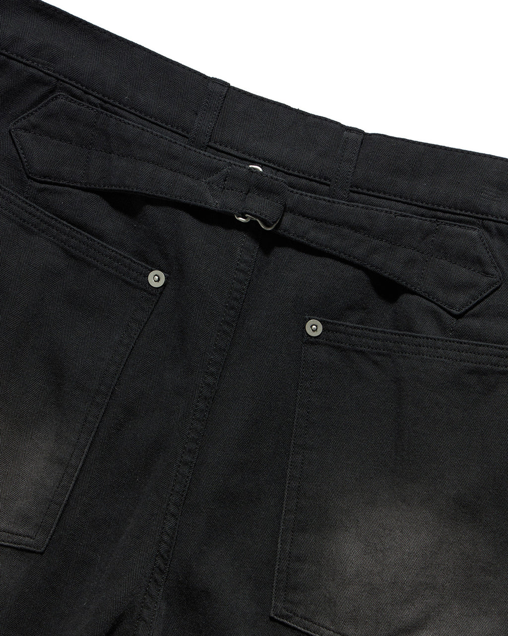 Eastlogue - M-35 Shorts (Black Herringbone) product image 5 | TRAB K-Fashion Australia