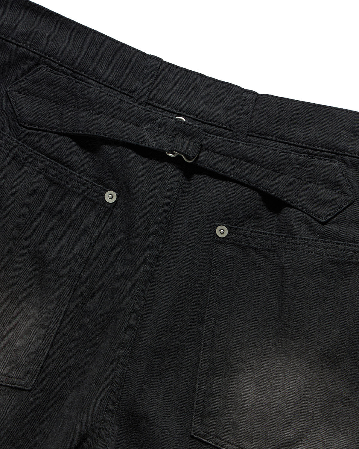 Eastlogue - M-35 Shorts (Black Herringbone) product image 5 | TRAB K-Fashion Australia