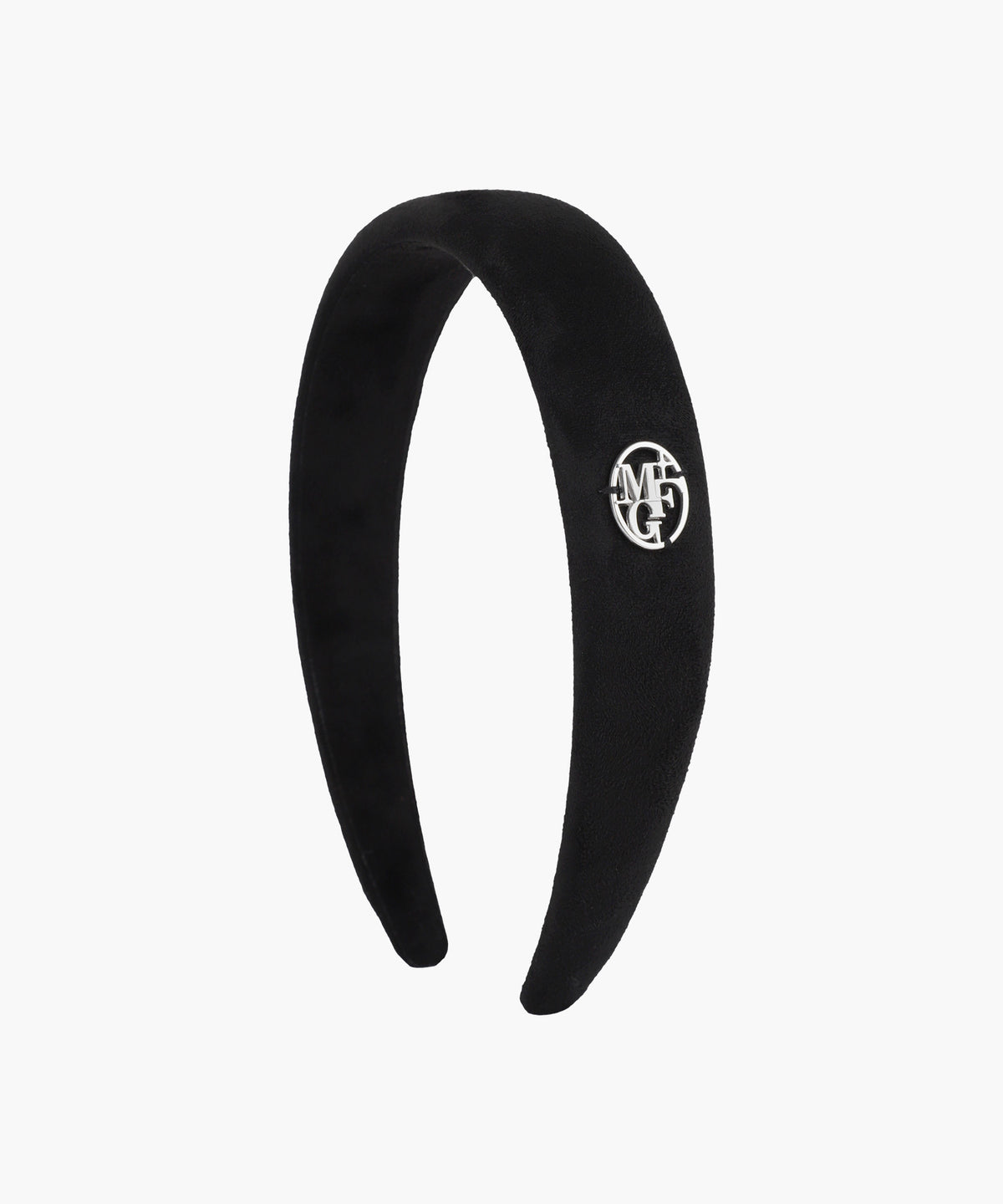 Marithe & Francois Girbaud - Circle Logo Suede Hairband (Black) product image 5 | TRAB K-Fashion Australia