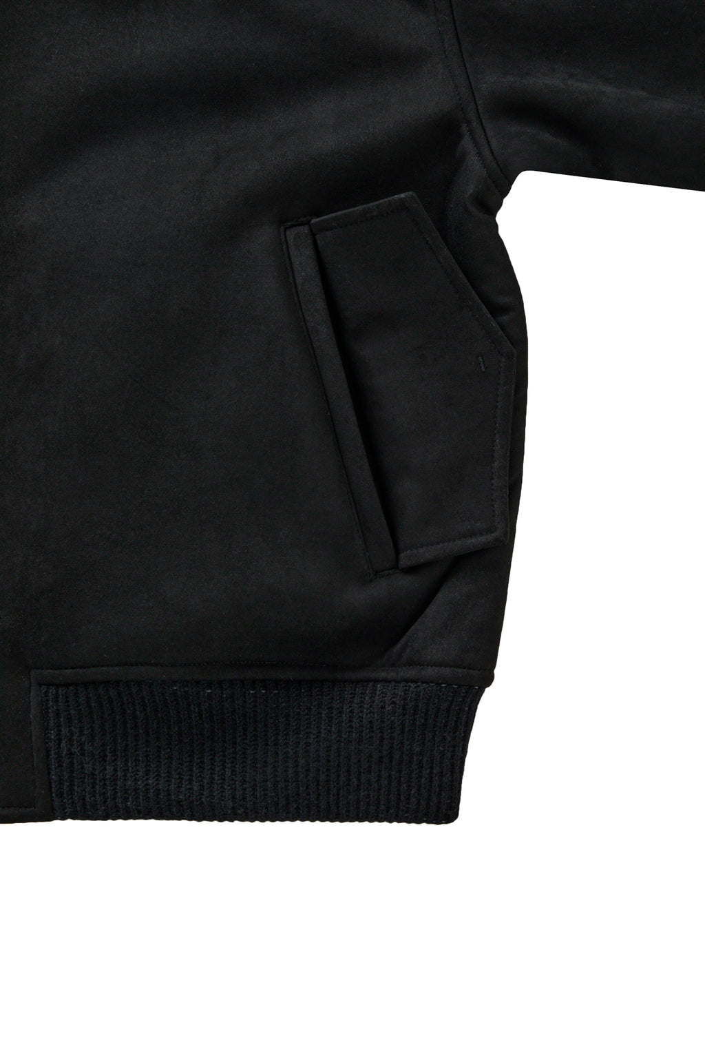 Deinet - Faux Suede Fur Mustang Jacket (Black) product image 7 | TRAB K-Fashion Australia