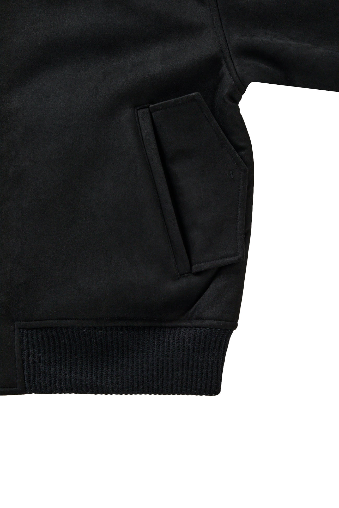 Deinet - Faux Suede Fur Mustang Jacket (Black) product image 7 | TRAB K-Fashion Australia