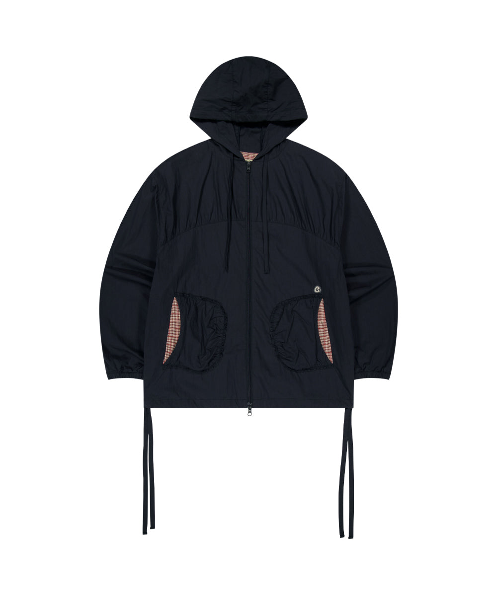 Coyseio - Check Wrinkles Wind Breaker (Navy) product image 14 | TRAB K-Fashion Australia