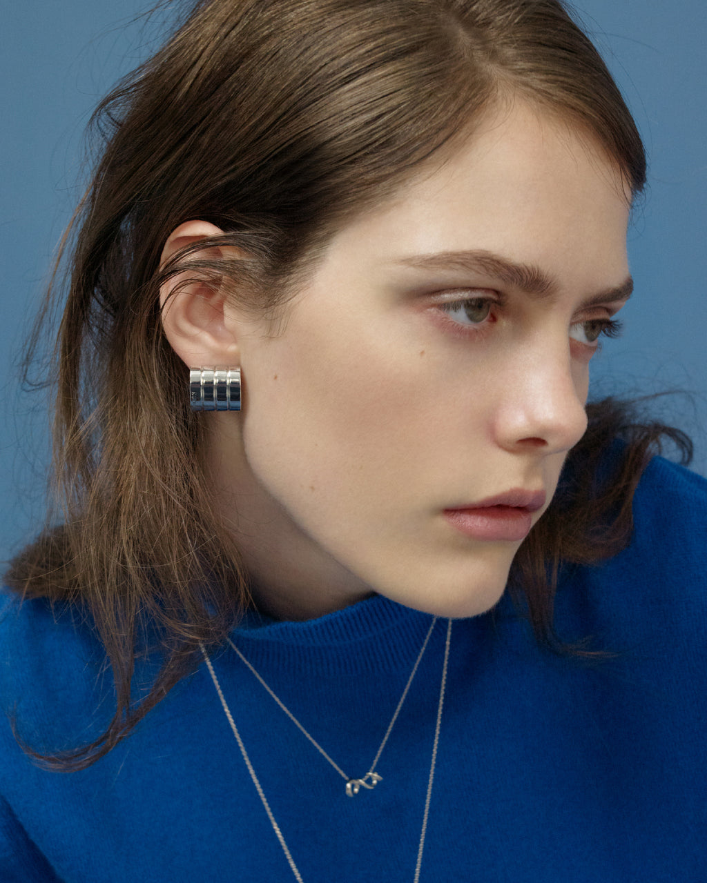 Numbering - Lined Square Earrings #6101 product image 1 | TRAB K-Fashion Australia