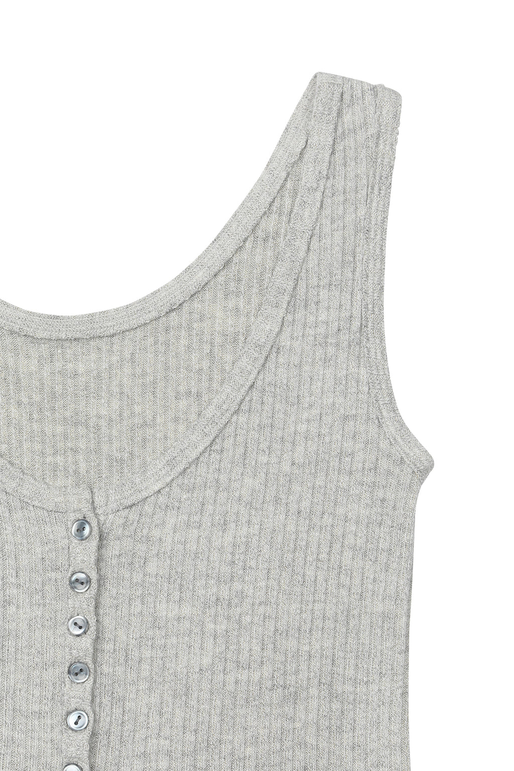 Deinet - Button Point Sleeveless (Melange Grey) product image 9 | TRAB K-Fashion Australia