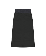 Coyseio - Waist Panel Skirt (Charcoal) product image 1 | TRAB K-Fashion Australia