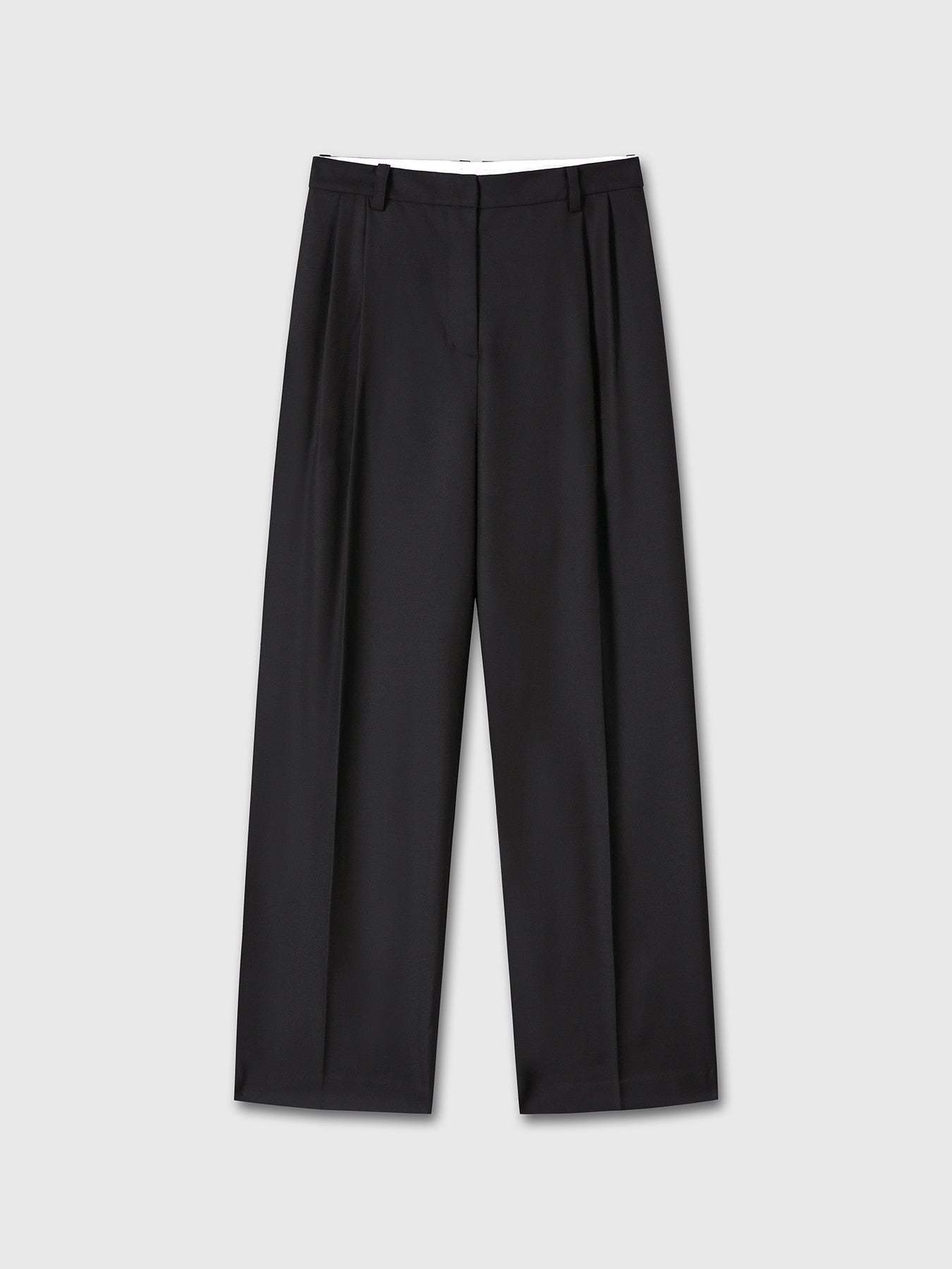 Tonywack - Pleated Wool Tailored Pants (Black) product image 7 | TRAB K-Fashion Australia