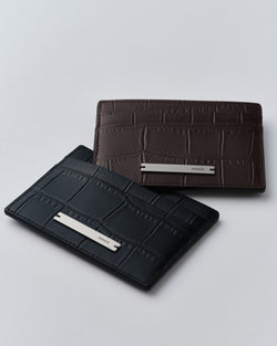 Numbering - Croc Leather Card Holder #1060 product image 1 | TRAB K-Fashion Australia