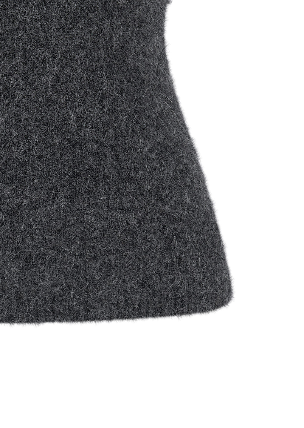 Amomento - wholegarment hairy knit top (Charcoal) product image 9 | TRAB K-Fashion Australia