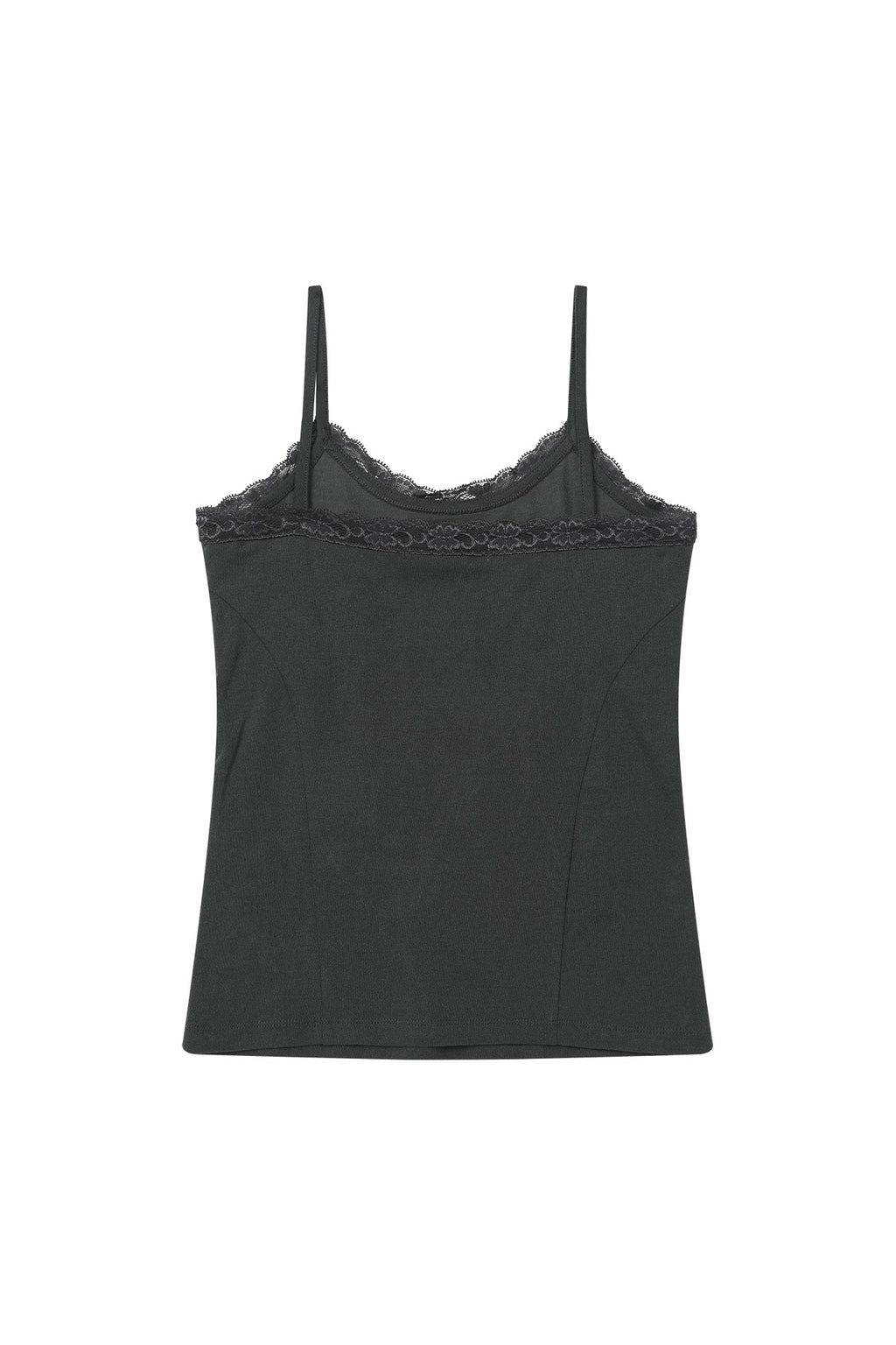 Deinet - Lace Curve Cami Top (Charcoal) product image 9 | TRAB K-Fashion Australia
