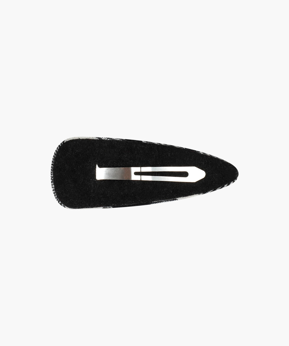 Marithe & Francois Girbaud - Holiday Circle Logo Check Hair Pin (Black) product image 1 | TRAB K-Fashion Australia