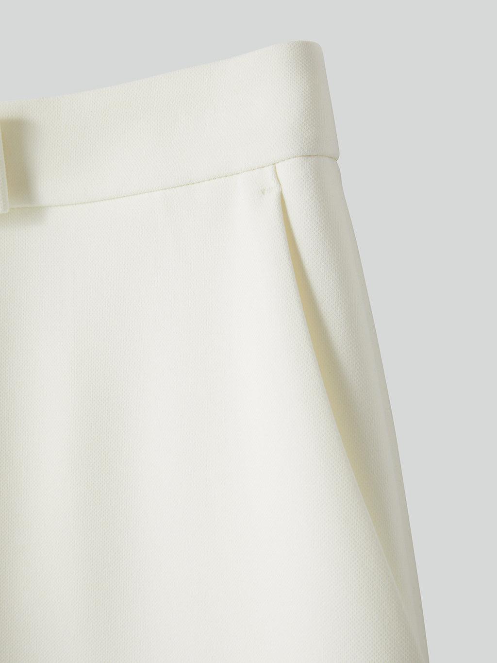 Recto - Curved Legs Crepe Pants (Off White) product image 8 | TRAB K-Fashion Australia