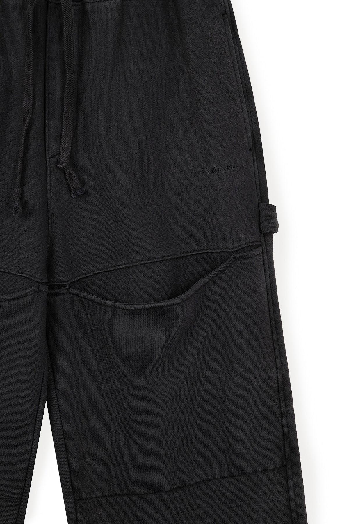 Matin Kim - Cut Out Washed Sweatpants (Charcoal) product image 4 | TRAB K-Fashion Australia