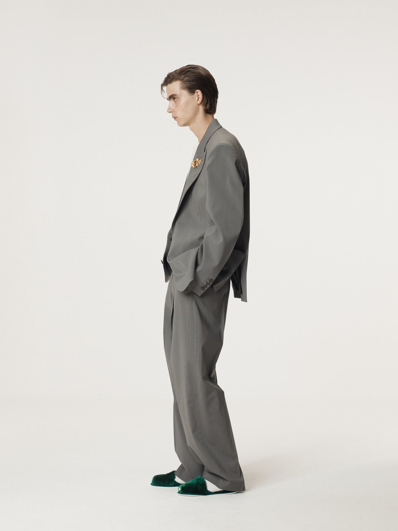 Recto - Structured Single Suit Jacket (Midnight Grey) product image 2 | TRAB K-Fashion Australia